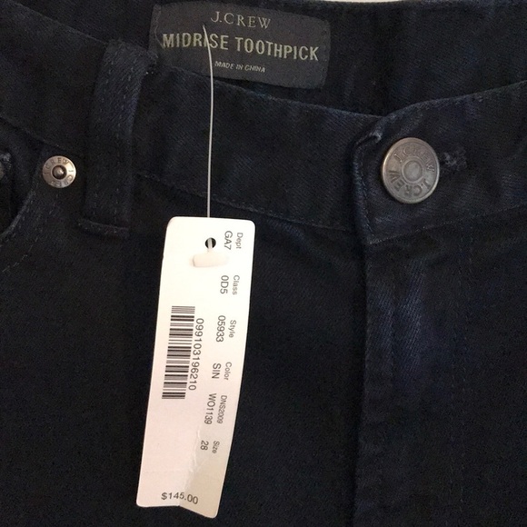 NWT J Crew 2 Tone Jeans - Picture 6 of 7